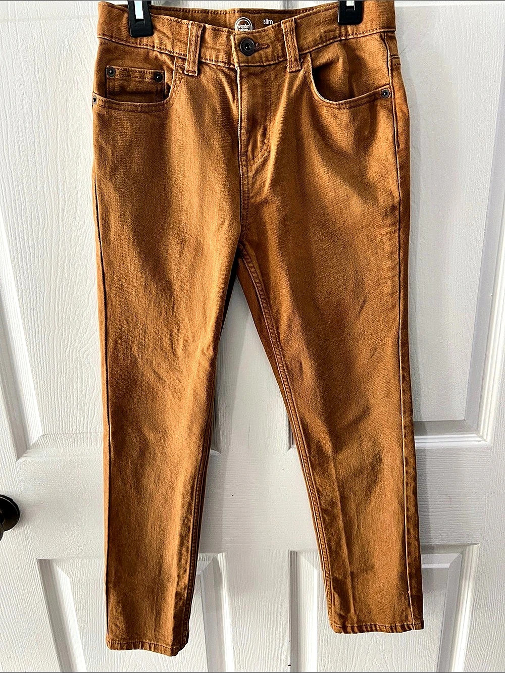 Wonder Nation Slim Jeans Boys Size 12 Brown
